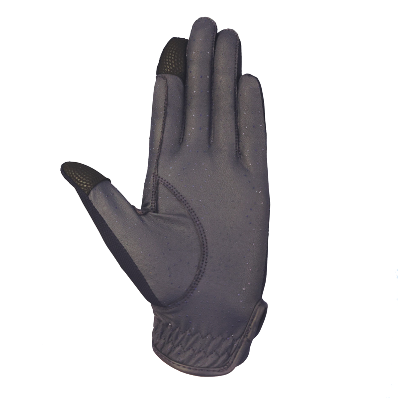 Coldstream Next Generation Children's Lintlaw CoolMesh Summer Riding Gloves - Navy-1